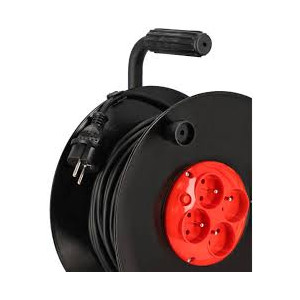 Przedłużacz budowlany bębnowy 3x1,5  50m